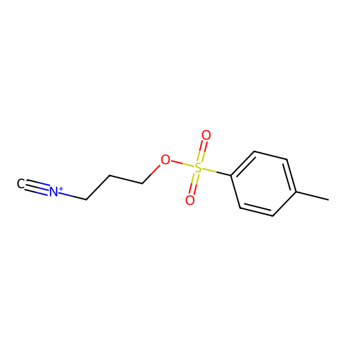 3-Isocyanopropyl toluene-p-sulphonate structure