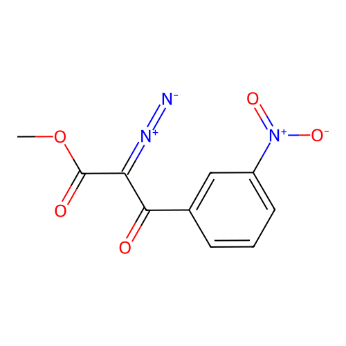Methyl 2-diazo-3-(3-nitrophenyl)-3-oxopropanoate structure