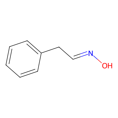 (E)-Phenylacetaldehyde oxime structure