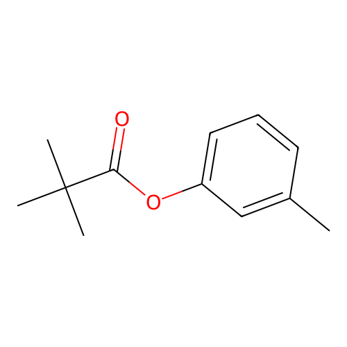 2,2-Dimethylpropanoic acid, 3-methylphenyl ester structure
