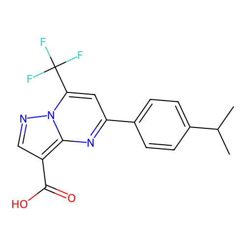C17H14F3N3O2 structure