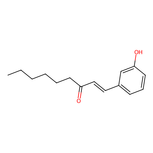 (1E)-1-(3-Hydroxyphenyl)non-1-EN-3-one structure
