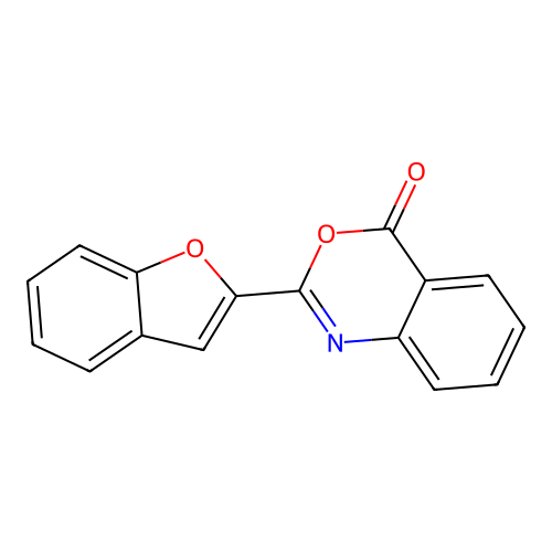 2-(1-benzofuran-2-yl)-4H-3,1-benzoxazin-4-one structure