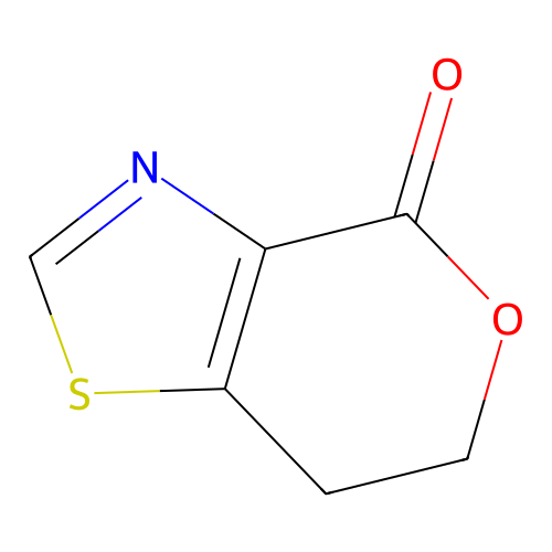4H-Pyrano[3,4-d]thiazol-4-one, 6,7-dihydro- structure