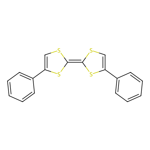 4-Phenyl-2-(4-phenyl-1,3-dithiol-2-ylidene)-1,3-dithiole structure