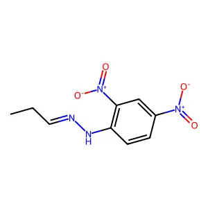 2,4-dinitro-N-[(Z)-propylideneamino]aniline structure