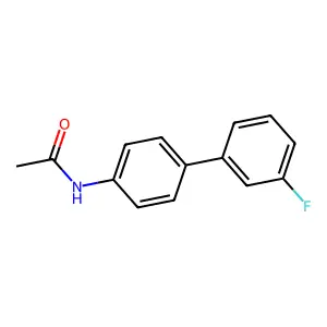 4'-(m-Fluorophenyl)acetanilide structure
