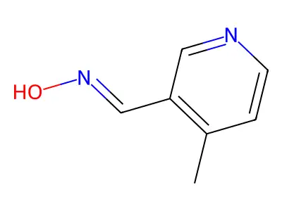N-[(4-methyl-3-pyridinyl)methylidene]hydroxylamine structure