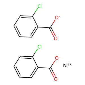 benzoic acid, o-chloro-, nickel(ii) salt structure