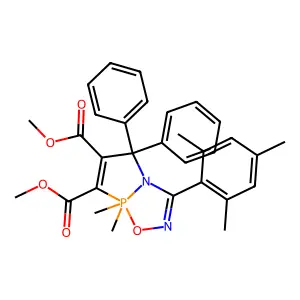 dimethyl 5,5-dimethyl-2,2-diphenyl-8-(2,4,6-trimethylphenyl) structure