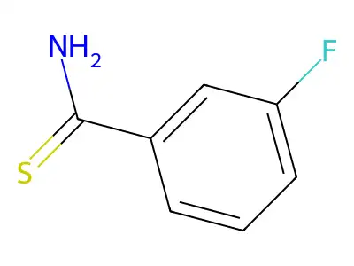 3-Fluorothiobenzamide structure