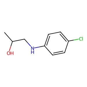 1-(4-Chloroanilino)-2-propanol structure