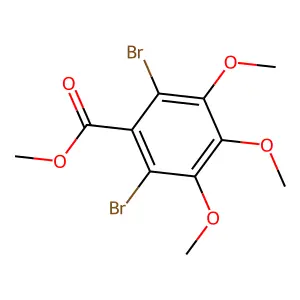 Butanoic acid, 3-methyl-2-buten-1-yl ester structure