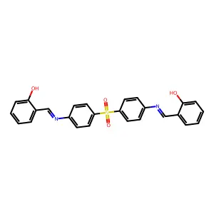 4-(2-HYDROXYBENZYLIDENEAMINO)PHENYL SULFONE structure