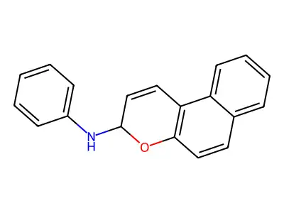 3H-Naphtho(2,1-b)pyran-3-amine, N-phenyl- structure