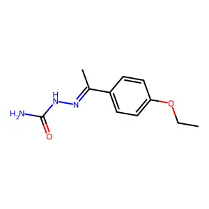 [1-(4-Ethoxyphenyl)ethylideneamino]urea structure