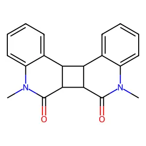 9-Bromo-2,5,11-trimethyl-6H-pyrido(4,3-b)carbazolium structure