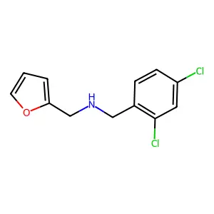 (2,4-二氯苄基)-呋喃-2-基甲基胺 structure