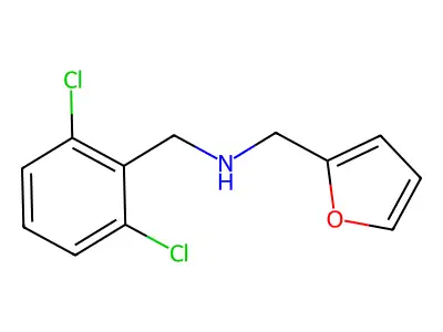N-[(2,6-Dichlorophenyl)methyl]-2-furanmethanamine structure