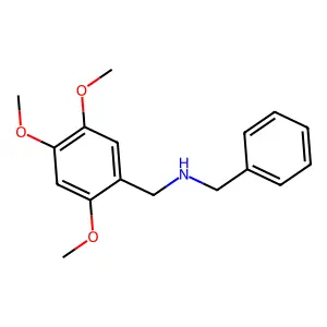 N-苄基-N-(2,4,5-三甲氧基苄基)胺 structure
