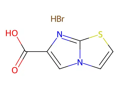 Imidazo[2,1-b]thiazole-6-carboxylic acid hydrobromide structure