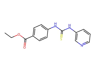 Ethyl 4-{[(pyridin-3-yl)carbamothioyl]amino}benzoate structure
