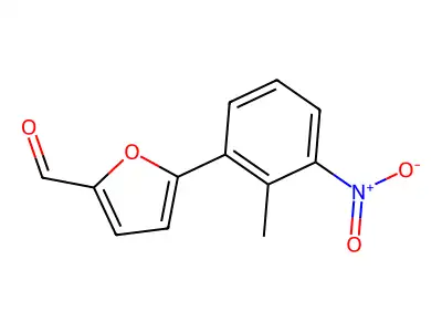 5-(2-甲基-3-硝基苯基)-2-呋喃甲醛 structure