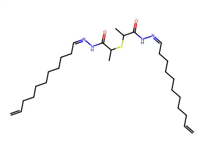 2-[1-oxo-1-[(2Z)-2-undec-10-enylidenehydrazinyl]propan-2-yl] structure