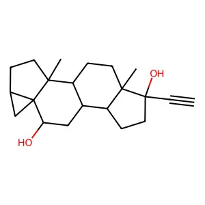 ethynyl(dimethyl)[?]diol structure