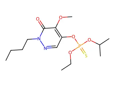 2-butyl-5- oxy-4-methoxy-pyridazin-3-one structure