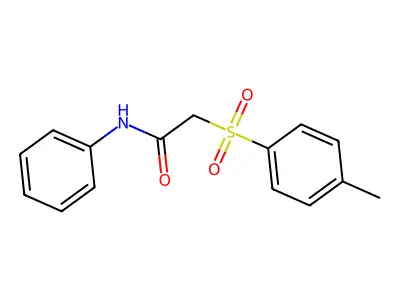 N-phenyl-2-tosylacetamide structure
