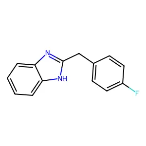 2-(4-Fluorobenzyl)-1H-benzimidazole structure