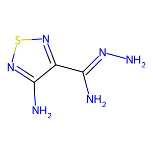 4-Imino-4,5-dihydro-1,2,5-thiadiazole-3-carbohydrazonamide structure