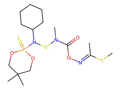 C16H30N3O4PS3 structure