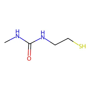 Urea, N-(2-mercaptoethyl)-N'-methyl- structure