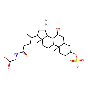 C26H43NO8S.xNa structure