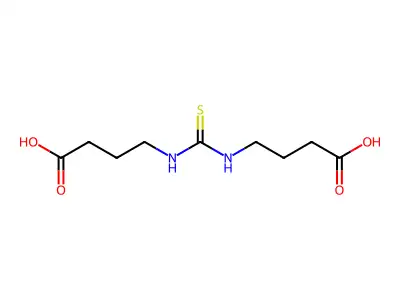4,4'-(Thioureylene)dibutyric acid structure