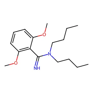N,N-Dibutyl-2,6-dimethoxy-benzenecarboximidamide structure