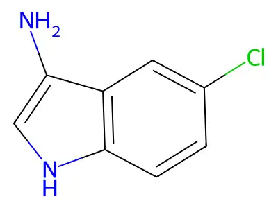 5-chloro-1H-indol-3-amine structure