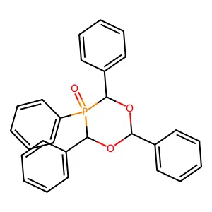1,3,5-Dioxaphosphorinane, 2,4,5,6-tetraphenyl-, 5-oxide structure