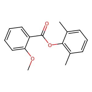2,6-Dimethylphenyl 2-methoxybenzoate structure