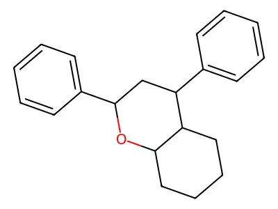 2,4-Diphenyloctahydro-2H-1-benzopyran structure