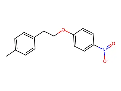 1-Methyl-4-[2-(4-nitrophenoxy)ethyl]benzene structure