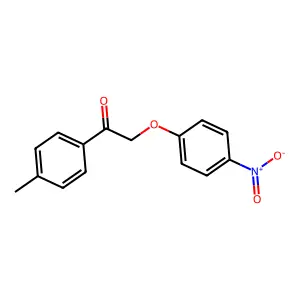1-(4-Methylphenyl)-2-(4-nitrophenoxy)ethanone structure