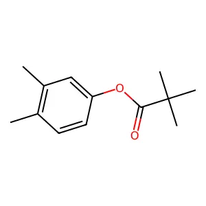 3,4-Dimethylphenyl pivalate structure
