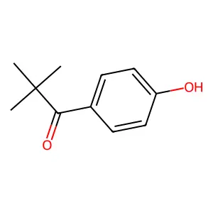 1-(4-Hydroxyphenyl)-2,2-dimethylpropan-1-one structure