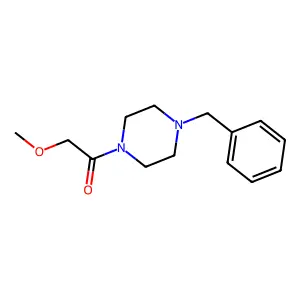 1-(4-Benzylpiperazin-1-yl)-2-methoxyethanone structure