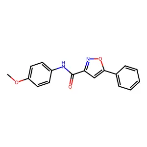 N-(4-methoxyphenyl)-5-phenyl-1,2-oxazole-3-carboxamide structure