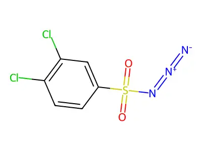 3,4-dichloro-N-diazobenzenesulfonamide structure