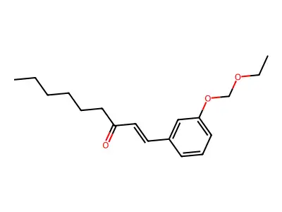 1-[3-(Ethoxymethoxy)phenyl]non-1-en-3-one structure